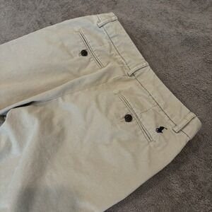 Polo Ralph Lauren Kids Beige Chino Uniform Pants Size 16 Classic Blue Pony Logo‎